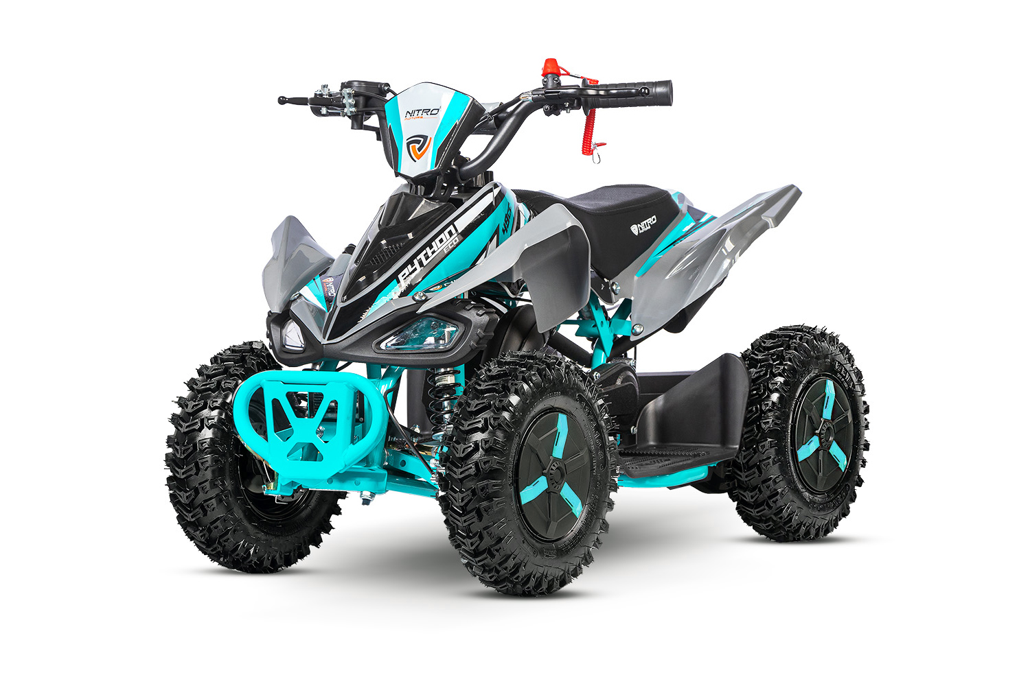 NITRO MOTORS QUAD 49cc Python Snowy-Profile L Sport 6, Kinderquad Benzinquad 6 Zoll
