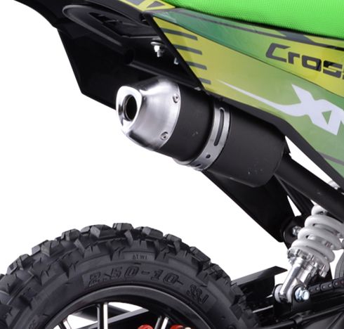 Crossmotorrad Beneo Motors Cross XM 50cc - Dirtbike 10 Zoll, Kinder Crossbike, Kindermotorrad mit 40 km/h