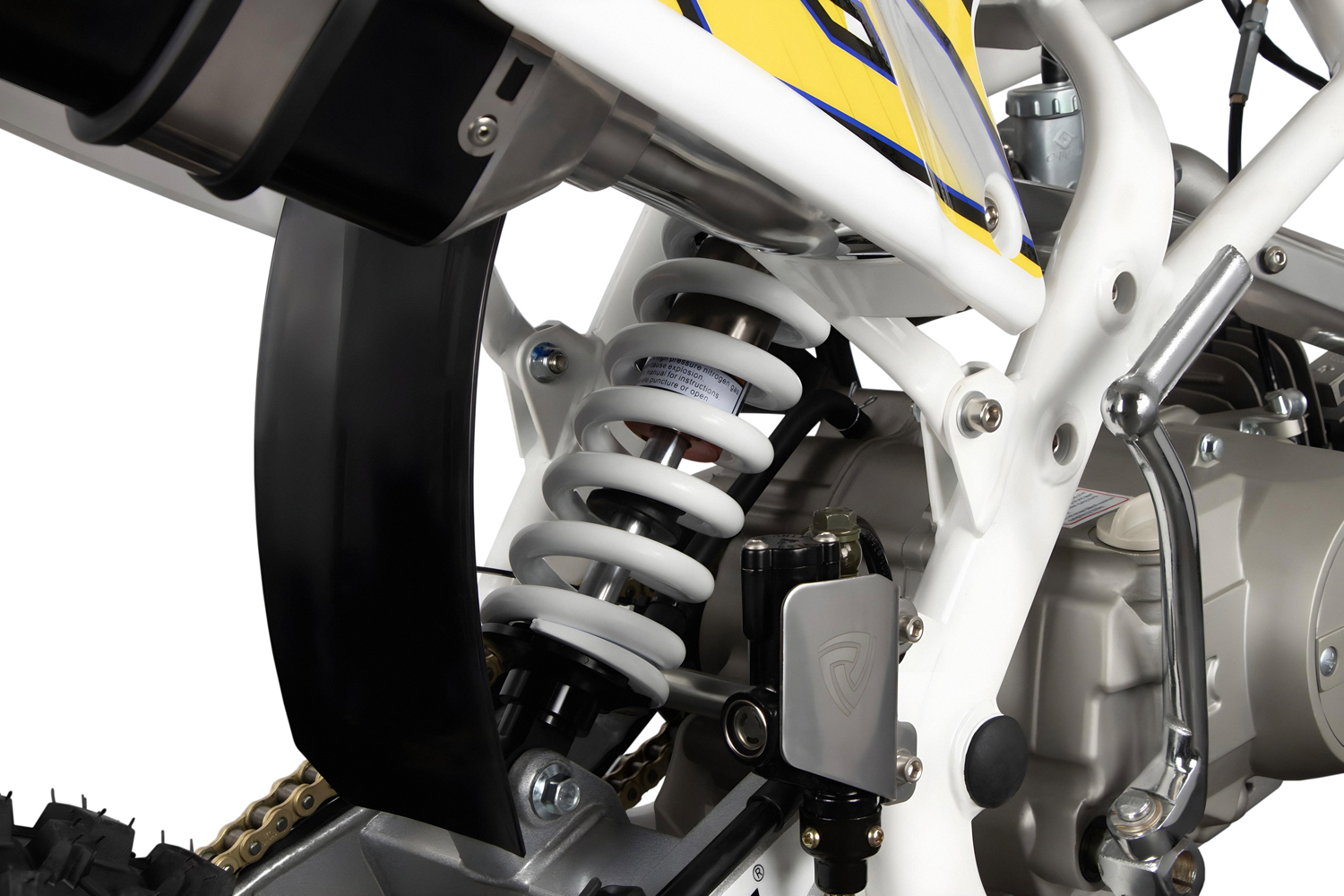 NITRO MOTORS 125cc Kinder Dirtbike Drizzel URX 14/12, Kinder Motorcross Bike, Benzinbike 70 km/h