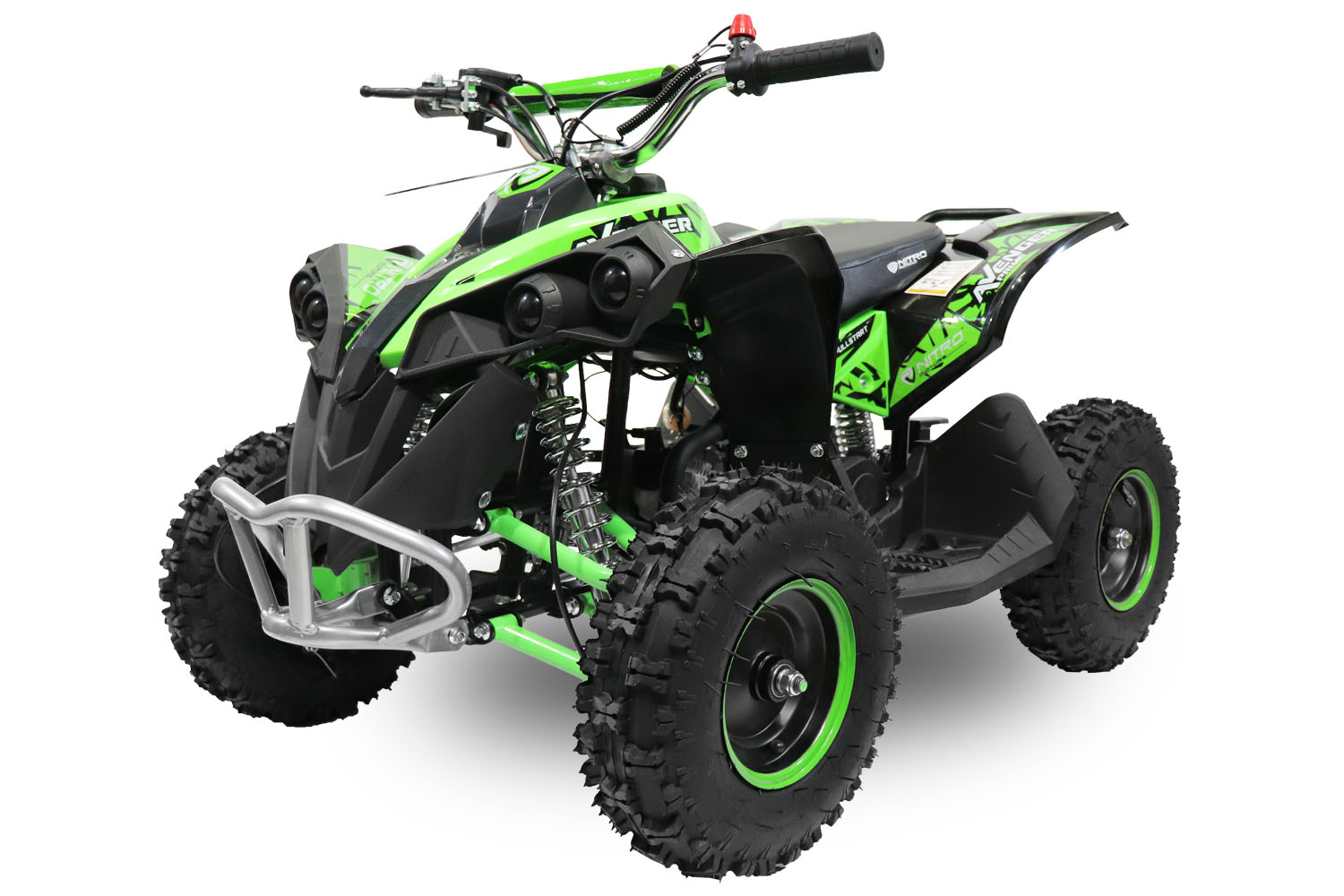 NITRO MOTORS 49cc mini Kinder Quad Avenger PRM 6 Zoll, Atv Kinderquad Benzinquad