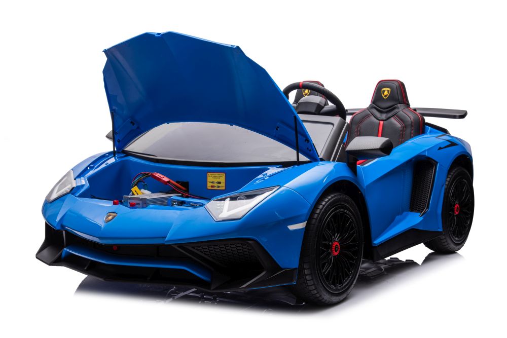 XXL Elektroauto für 2 Kinder Lamborghini A8803, 13 km/h, 200 Watt - Elektrokinderfahrzeug 2-Sitzer zum selbst Fahren