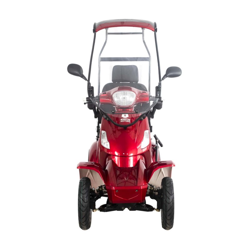 4-Rad Senioren-Roller mit Dach VITA CARE 4000, Seniorenmobil BleiGel / Lithium, vierrädriges Senioren-Quad bis 25 km/h