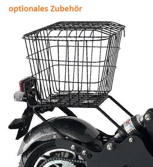 Elektroroller, Elektro-Scooter Forca Captain Pro 2000 Watt bis 50 km/h, Blei oder Lithium Akku