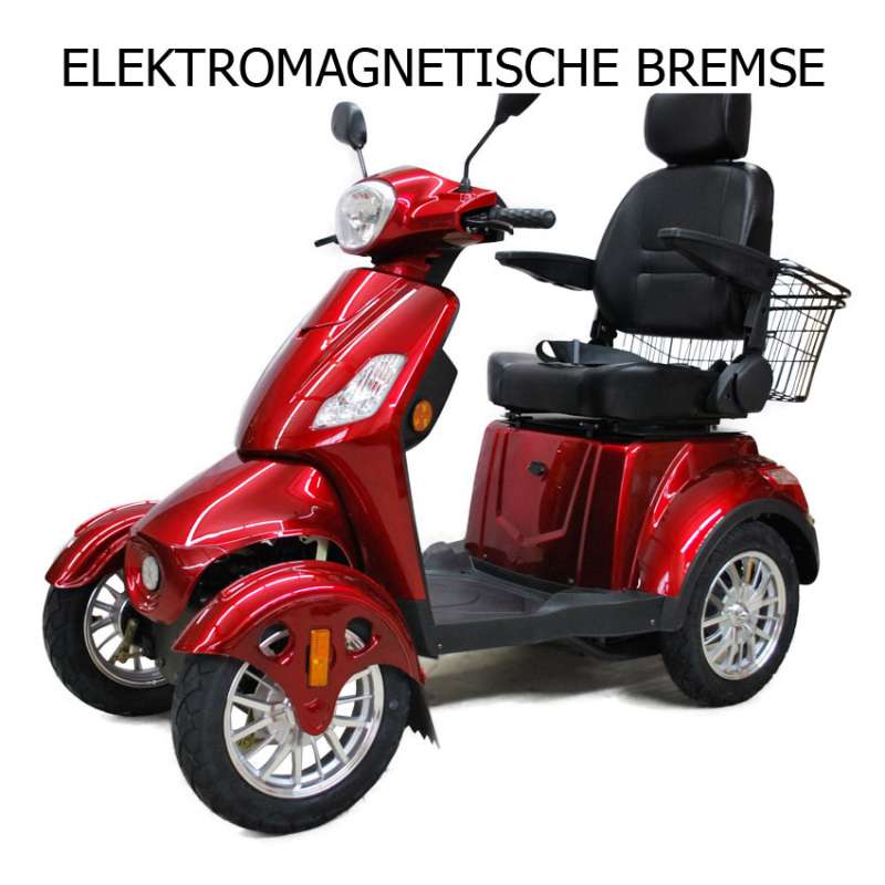 Elektromobil 4 Räder ECO ENGEL, Seniorenmobil 520 oder 525, elektromagnetische Bremse, 4-Rad Roller für Senioren