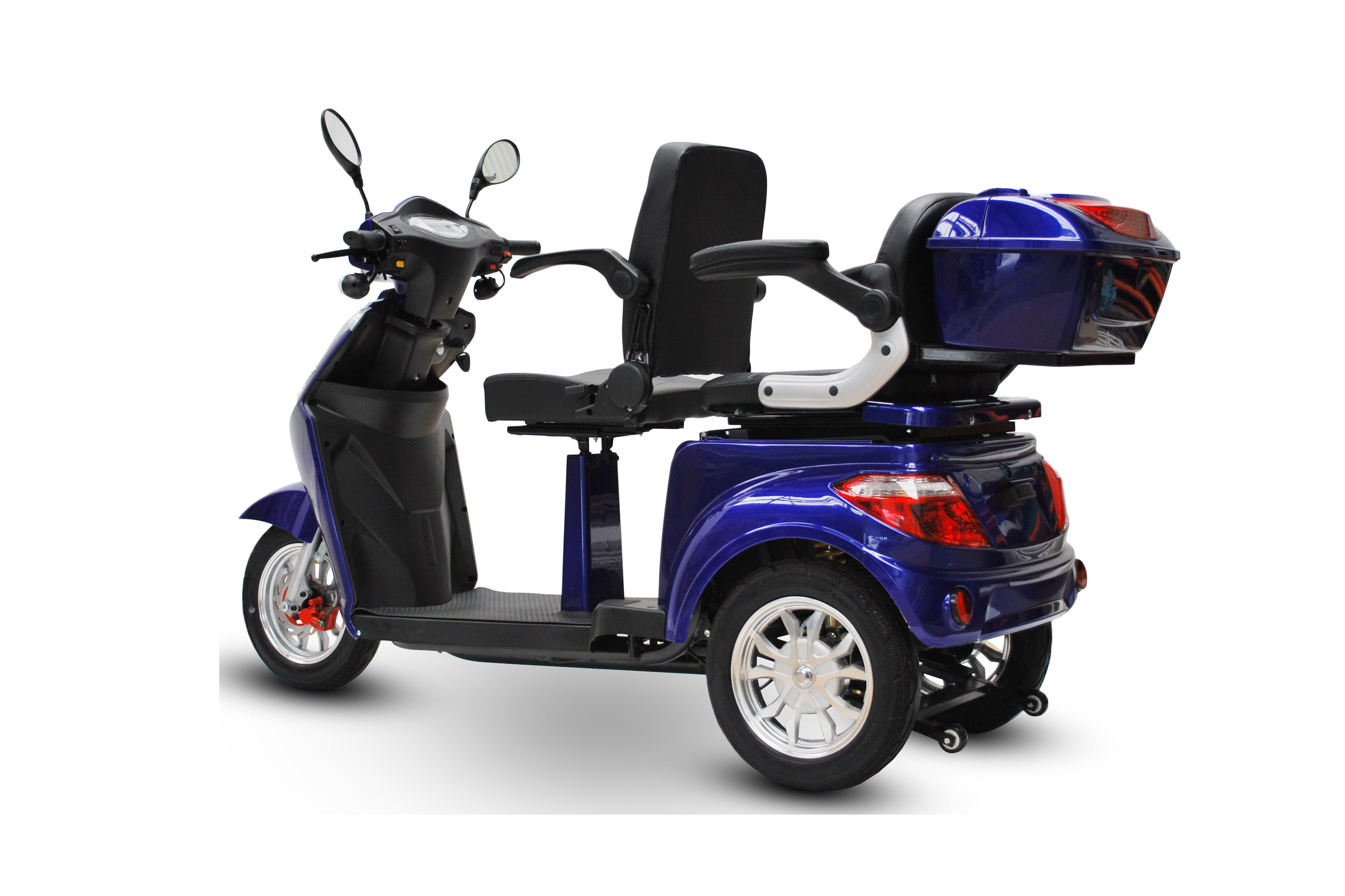 3 Rad Elektroroller DUO Doppelsitzer - Eco Engel 503 - Seniorenroller mit 2 Sitzen - 25 km/h (Blei/Lithium)
