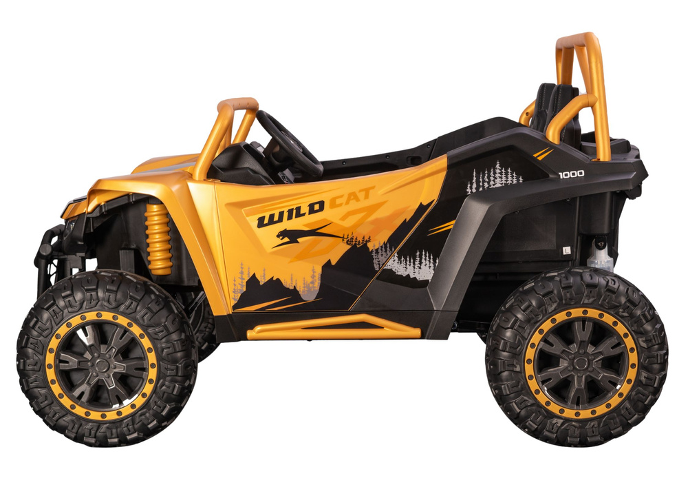 Großes Kinder Elektroauto Buggy Arctic CAT WILDCAT XX 2-Sitzer, Elektrofahrzeug mit 4x200 Watt