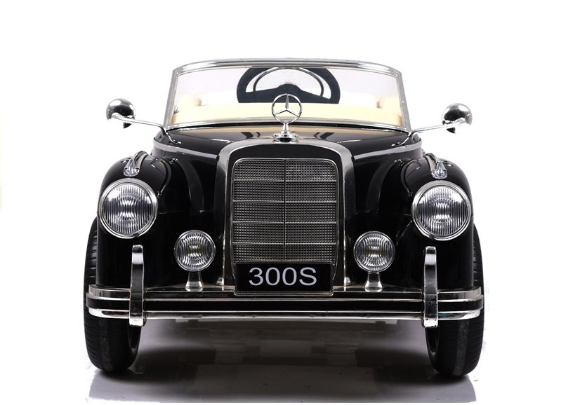 Elektro Kinderauto Oldtimer Mercedes 300s - Cabrio Kinderfahrzeug mit 2x45Watt