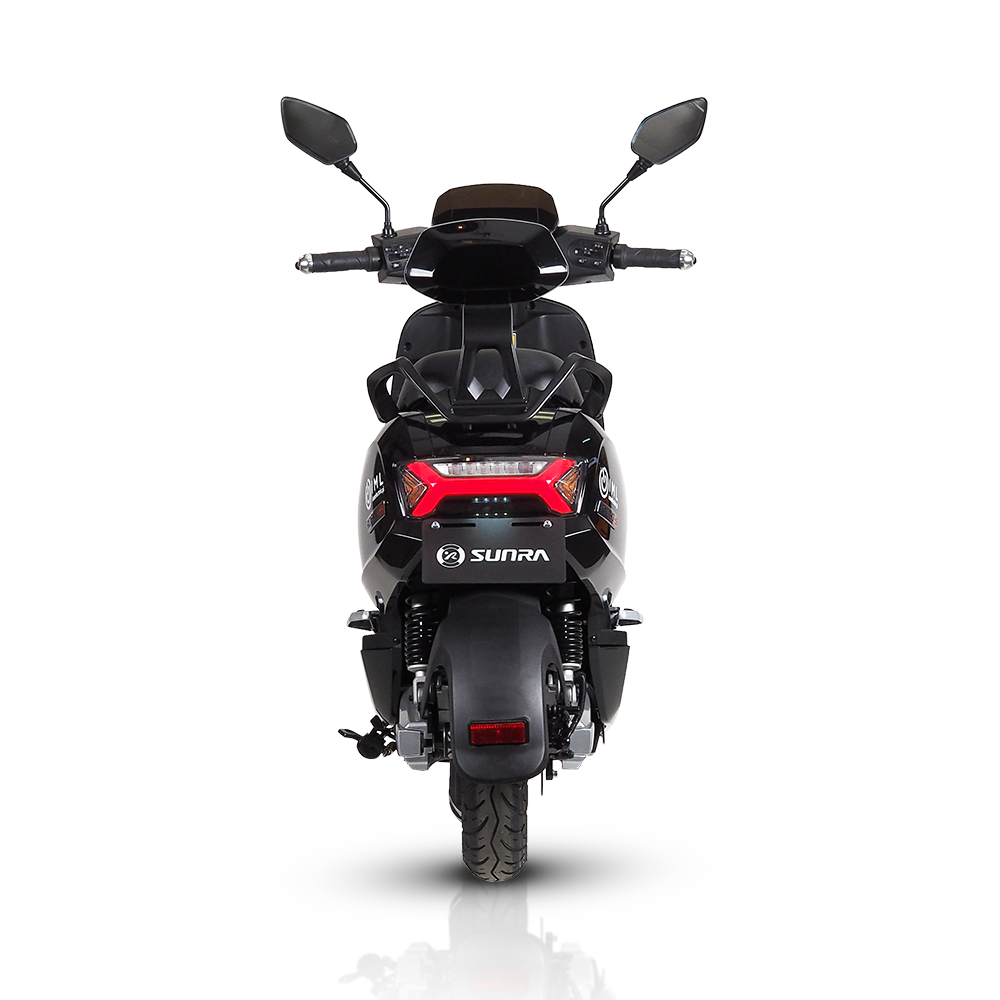 Elektroroller, Elektro-Motorrad Sunra Robo-S bis 75 km/h, E-Roller 2x Lithiumakku
