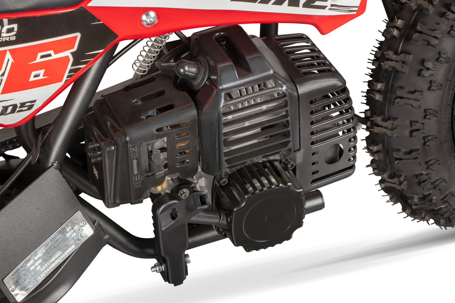 NITRO MOTORS 49cc mini Kinder Dirtbike DS86 Sport 6 Zoll, Kinder Benzin-Motorrad, Kinder Crossbike