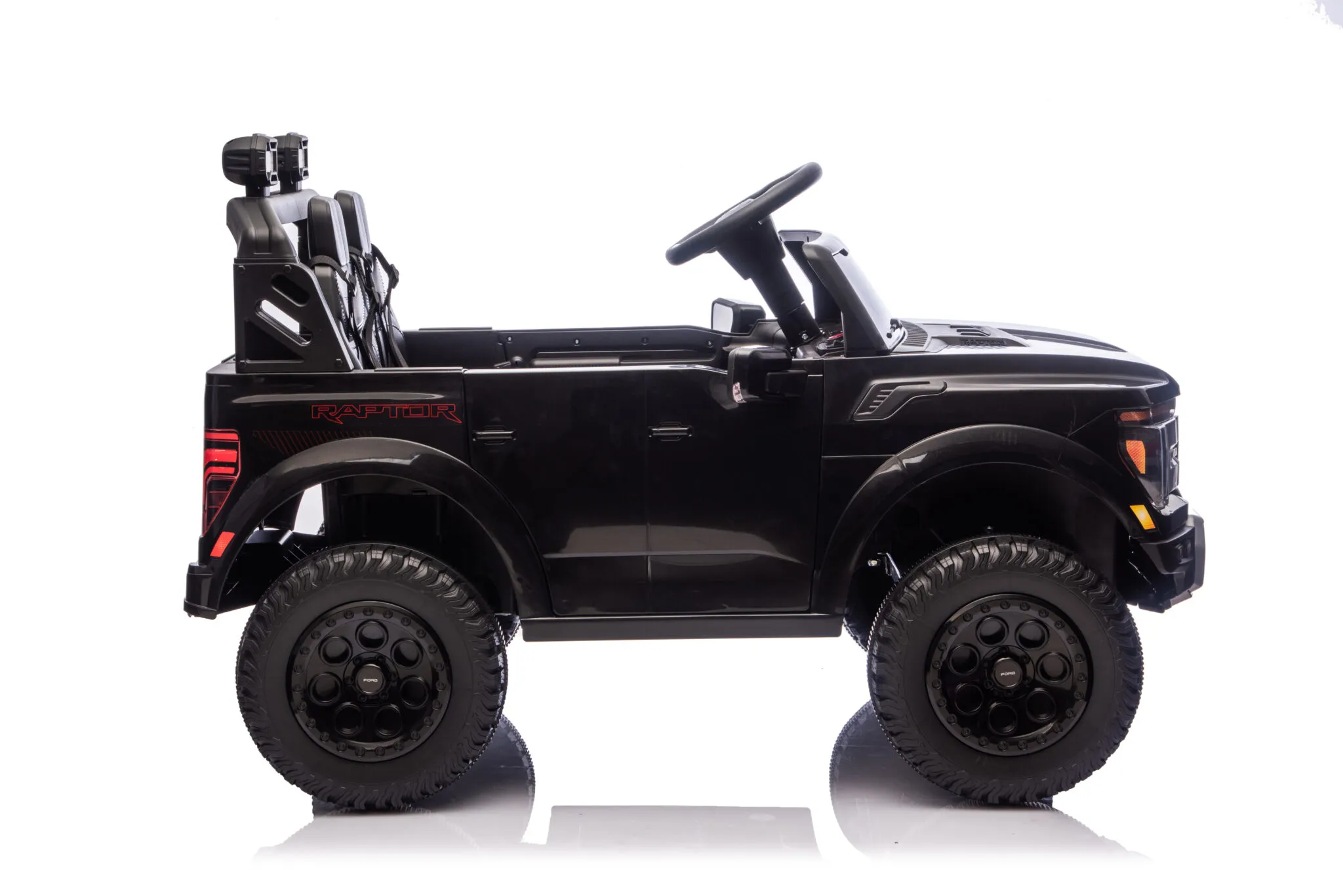 Kinder Elektrofahrzeug Pickup Ford Raptor - Zweisitzer mit 2x90 Watt, Elektro Kinderauto SUV Jeep