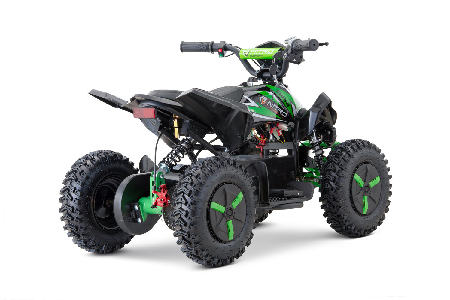NITRO MOTORS 1000W Eco mini Kinder Quad Python Snowy-Profil L Sport 6 Zoll Elektro Kinderquad