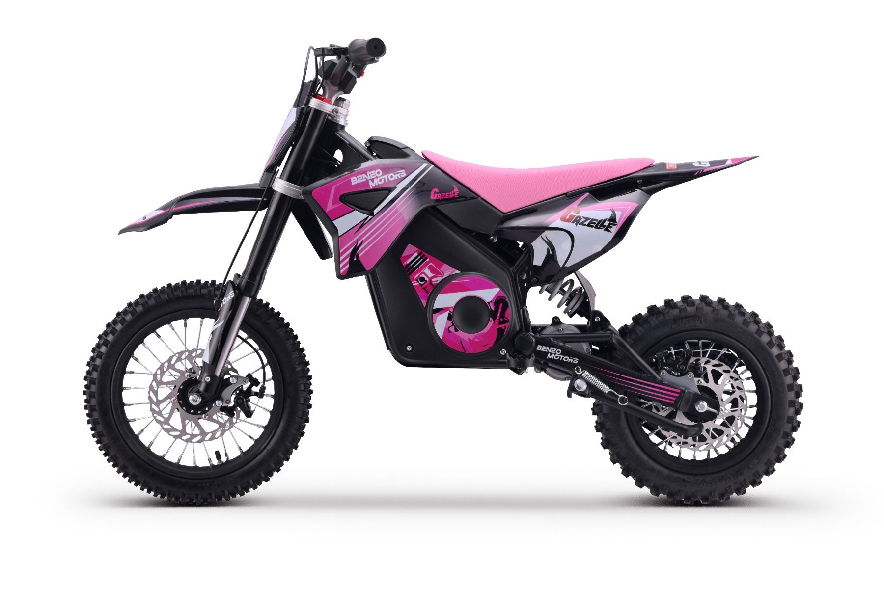 Kinder Elektrobike, Crossbike Beneo Motors Gazelle 1000 Watt, Lithiumakku 36V, Dirtbike