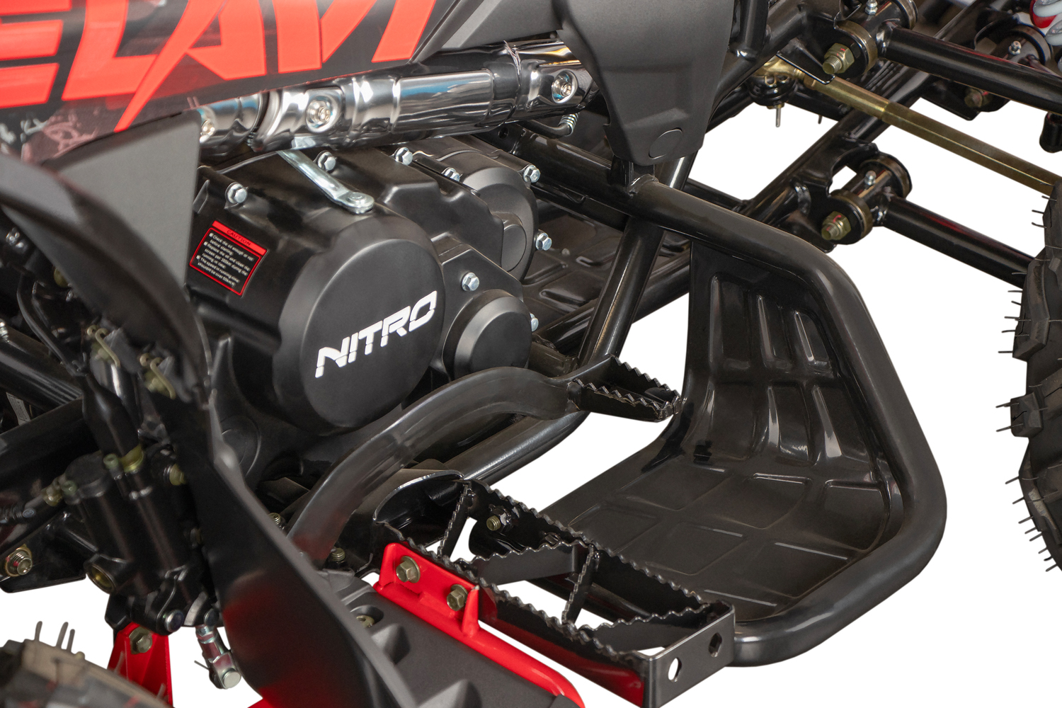 NITRO MOTORS 250cc maxi Benzinquad maxi Quad Celavi RS10, Quad 4-Gang Manuell Platin Alu-Felge