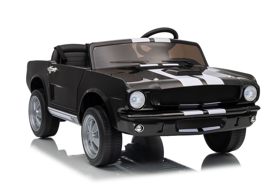 Oldtimer Elektro Kinderfahrzeug Shelby GT350 - Elektroauto für Kinder mit 4x200W, Elektrokinderfahrzeug