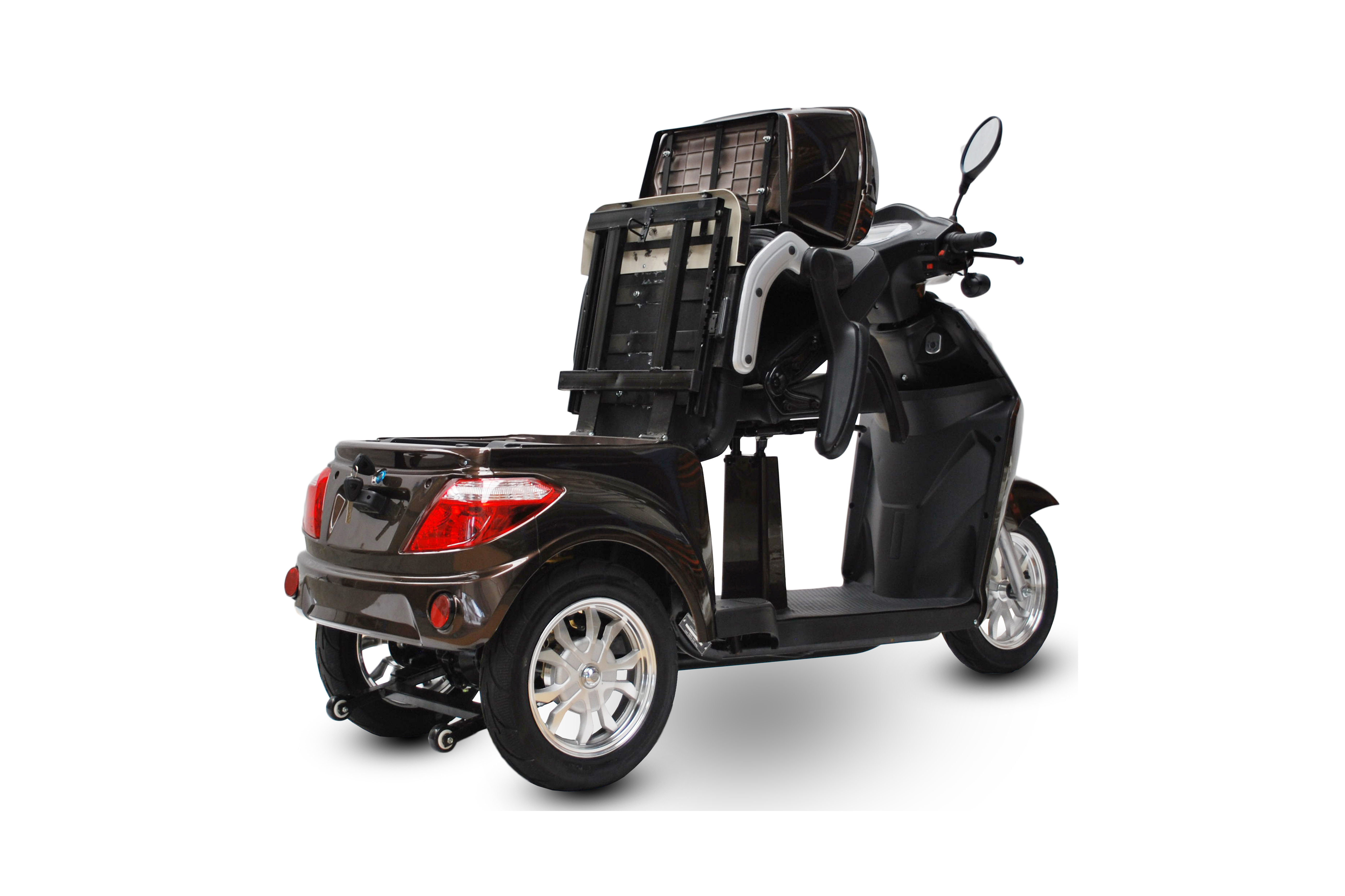 3 Rad Elektroroller DUO Doppelsitzer - Eco Engel 503 - Seniorenroller mit 2 Sitzen - 25 km/h (Blei/Lithium)