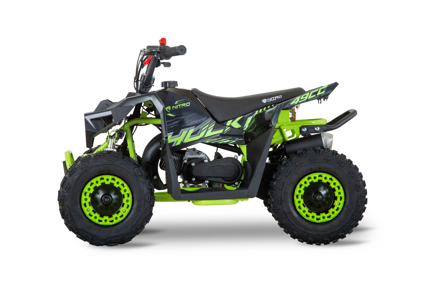 NITRO MOTORS 49cc Kinder Quad HULKI E-Start Sport 6 Zoll, Miniquad, Kinderquad, Benzinguad