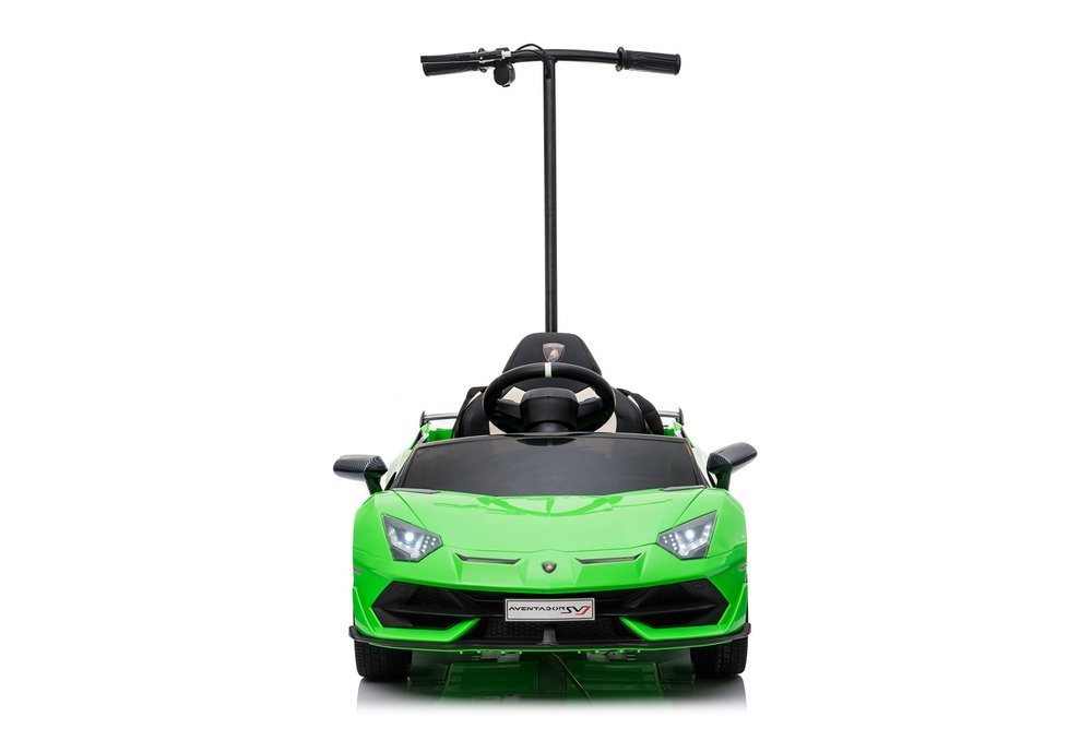 Elektro Kinderauto Lamborghini Aventador SX2018 mit Schiebestange und Stehplatz, 2x45Watt