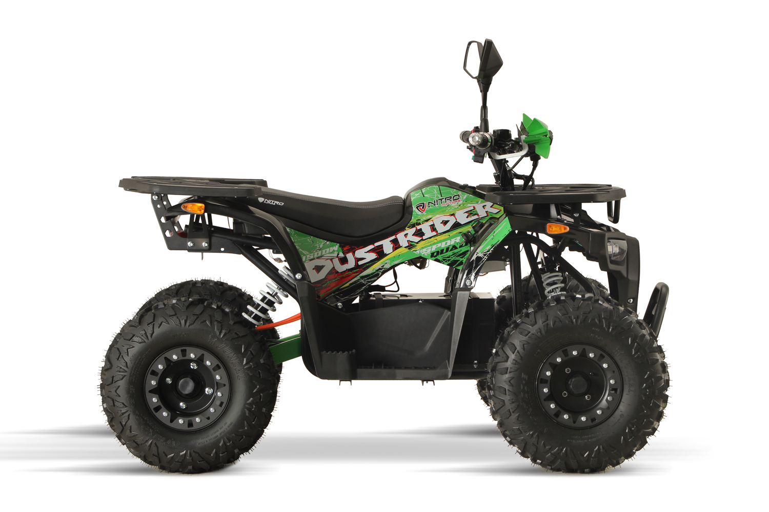 NITRO MOTORS Elektroquad 1500W Eco midi Kinder Quad Dustrider Sport 8 Zoll, Wellenantrieb