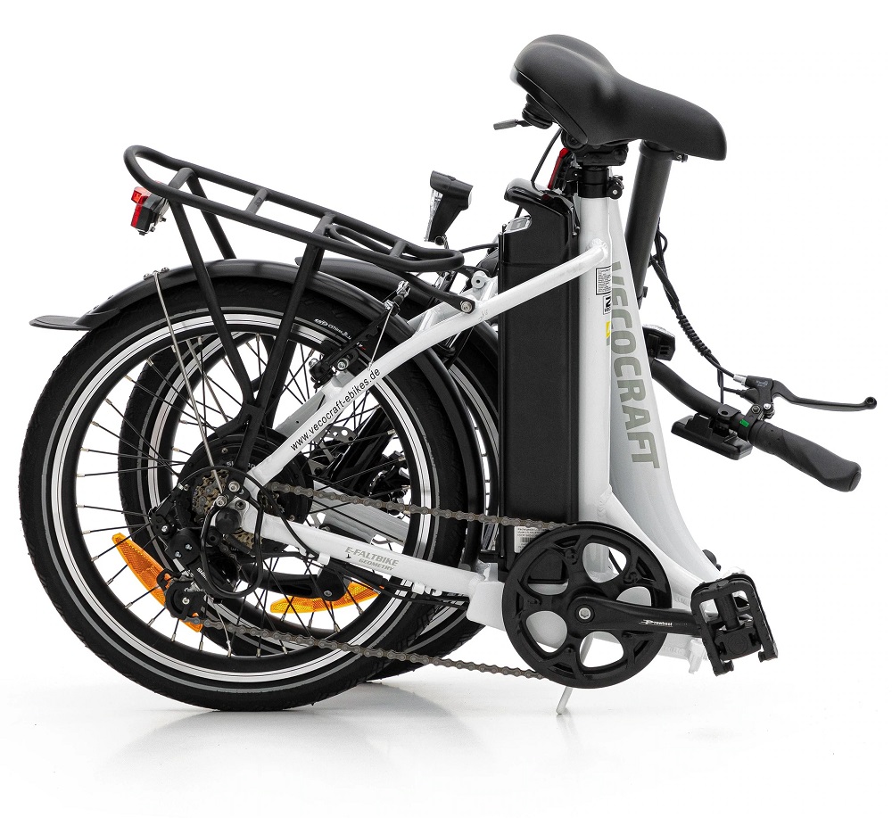 Ebike Elektrofaltrad Vecocraft E-PAX - Klapprad - City E-Bike 20 Zoll, Elektrofahrrad faltbar