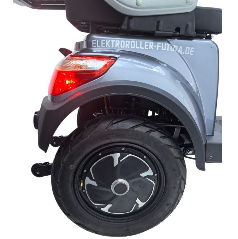 4-Rad Senioren-Roller VITA CARE Neo, vierrädriges Senioren-Quad mit 3000 Watt Radnabenmotor und 45, Dach und Regenschutz