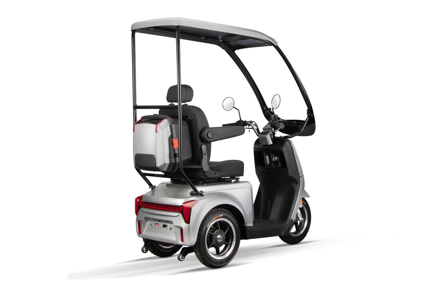 Seniorenmobil mit Dach Geco Senio U1 1000 Watt, 3-Rad Elektromobil Seniorenroller