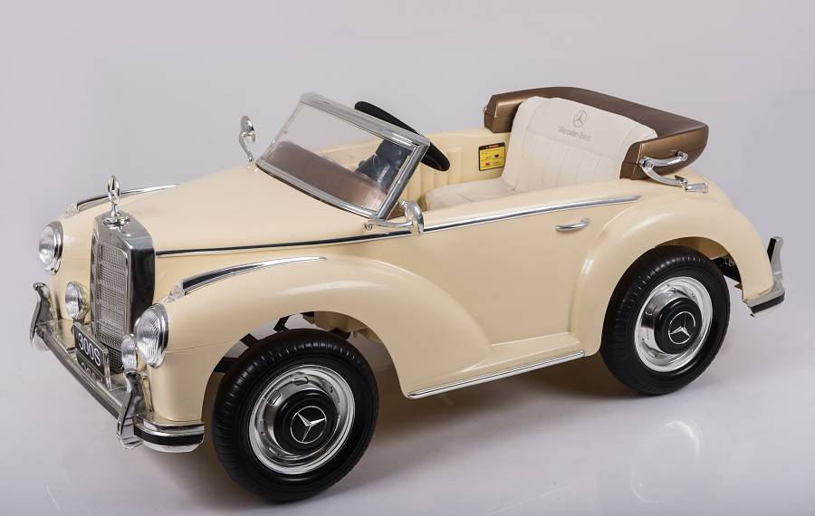 Elektro Kinderfahrzeug – Kinderauto Mercedes 300S - Oldtimer