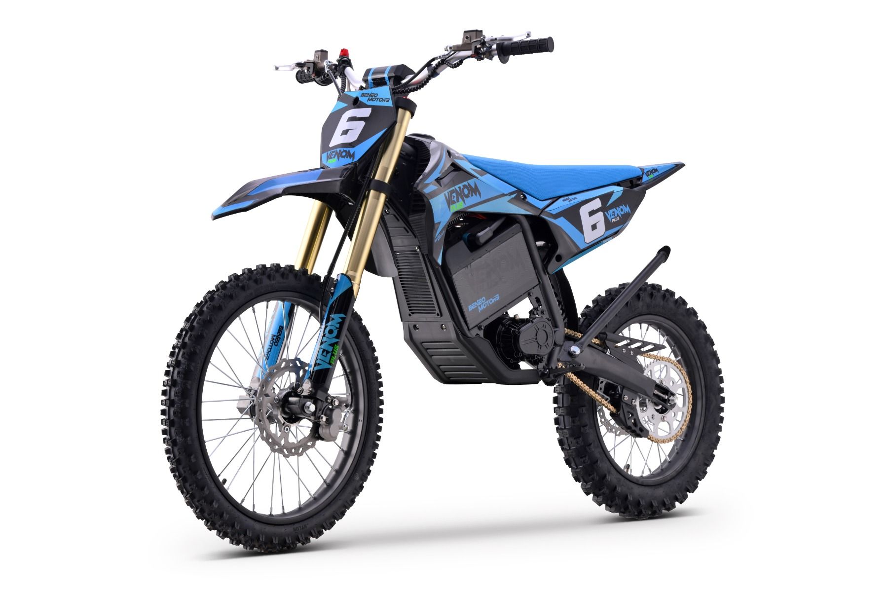 Crossbike Venom Plus 8000 Watt - Kindermotorrad, Kinder Motorcross - Lithiumakku Samsungzellen