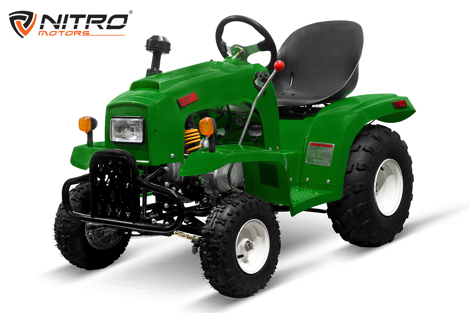 Nitro Motors Kindertraktor - 35 km/h, 110cc  S8-A Automatik + Rückwärts, Elektrostarter, 35 km/h, Traktor für Kinder
