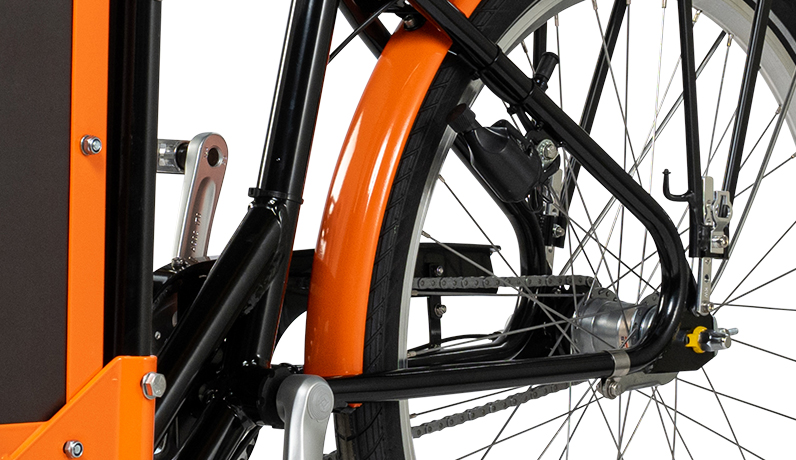 Transportfahrrad Jumbo, Lastenfahrrad von Pfau-Tec mit großer Transportkiste