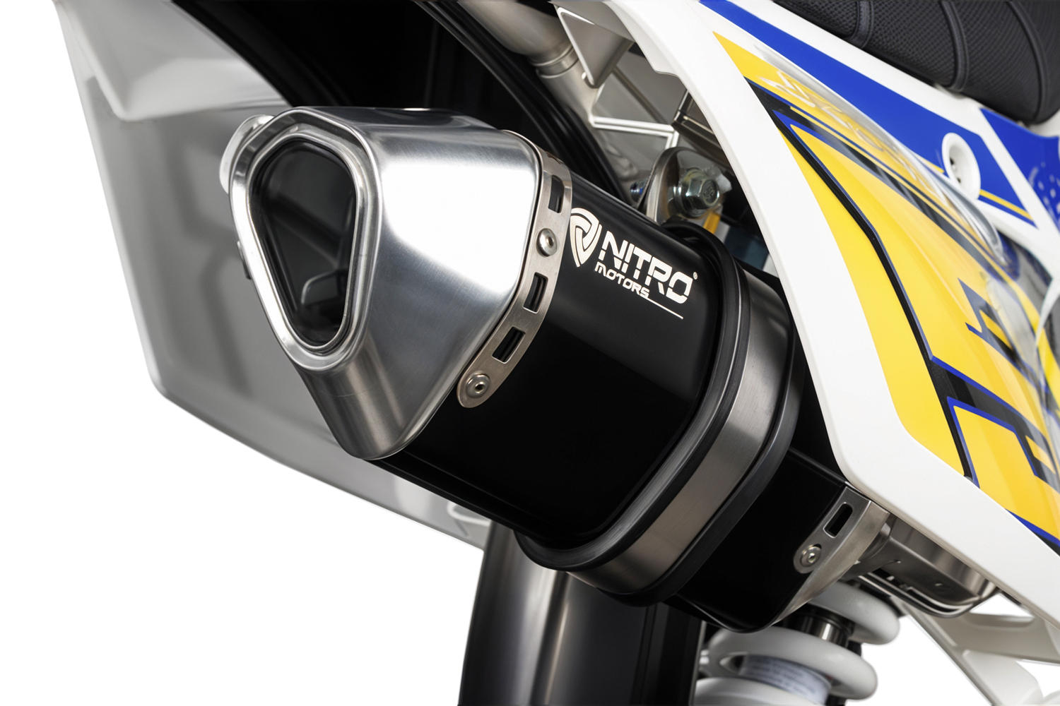 NITRO MOTORS 125cc Kinder Dirtbike Drizzel URX 14/12, Kinder Motorcross Bike, Benzinbike 70 km/h