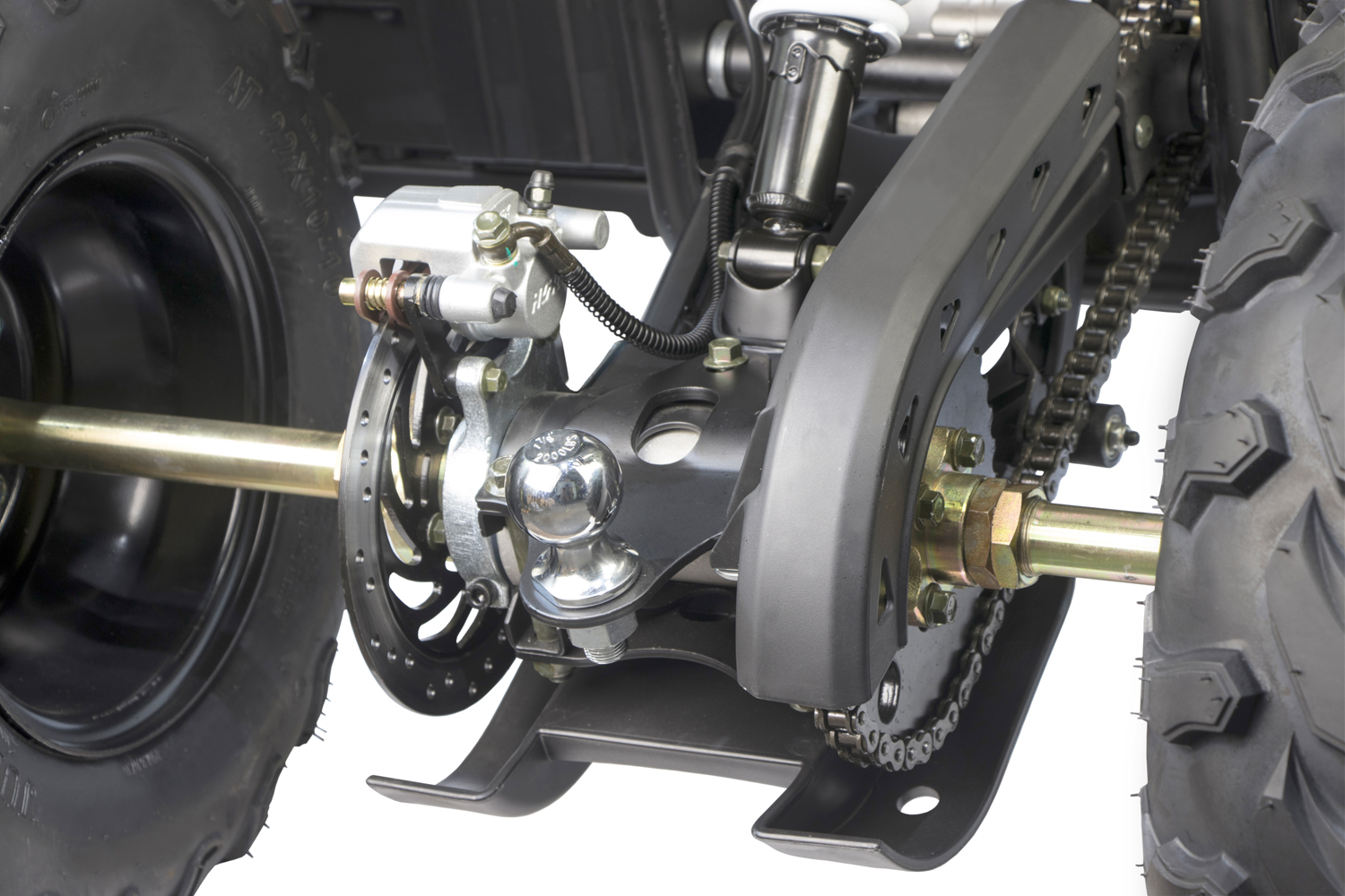 Nitro Motors Quablo CVT RS Platin Kinderquad 200cc 10 Zoll Aut.+ RG, Benzin-Kinderquad, Quad für Kinder