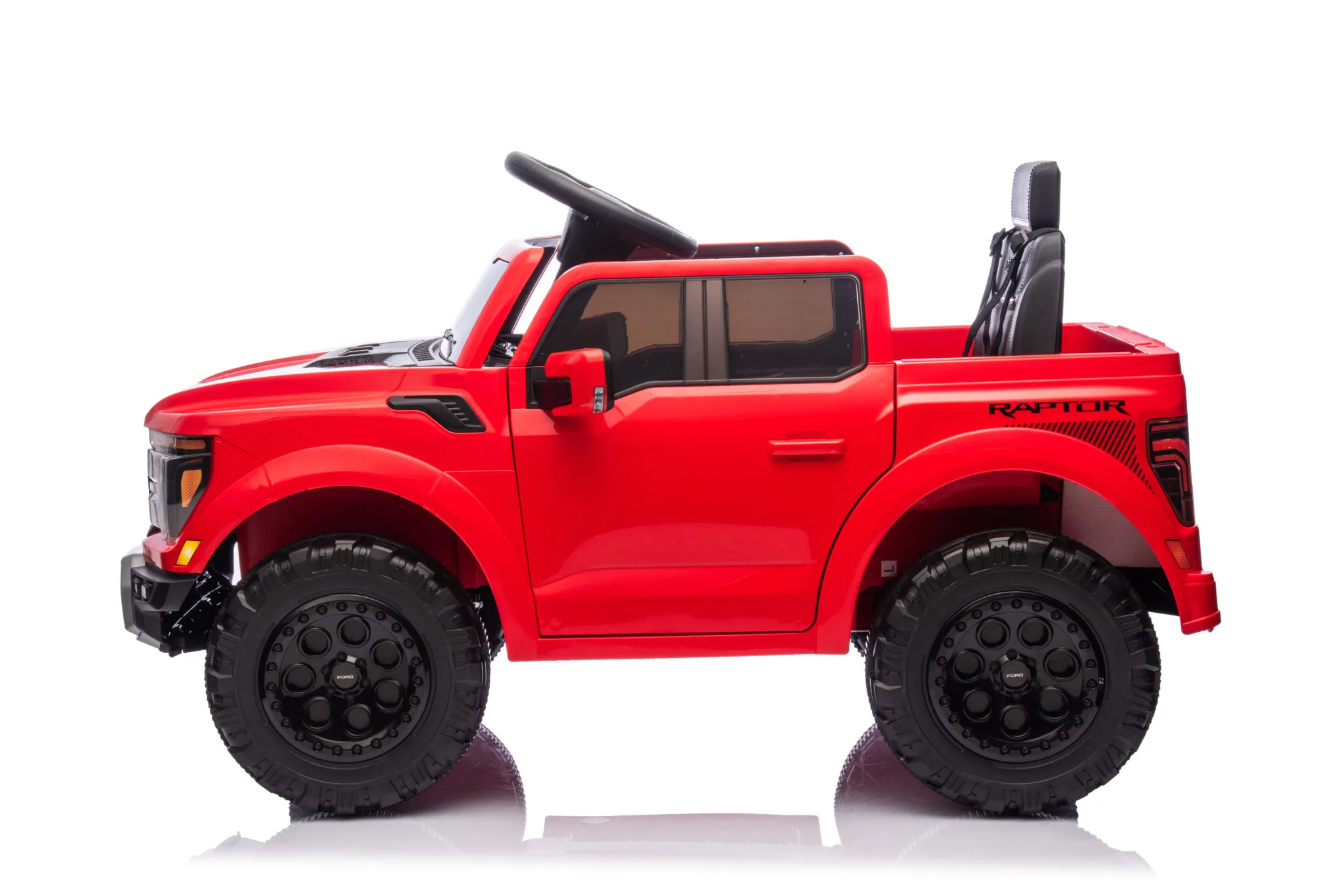 Kinder Elektrofahrzeug Pickup Ford Raptor - Einsitzer mit 2x25 Watt, Elektro Kinderauto SUV Jeep