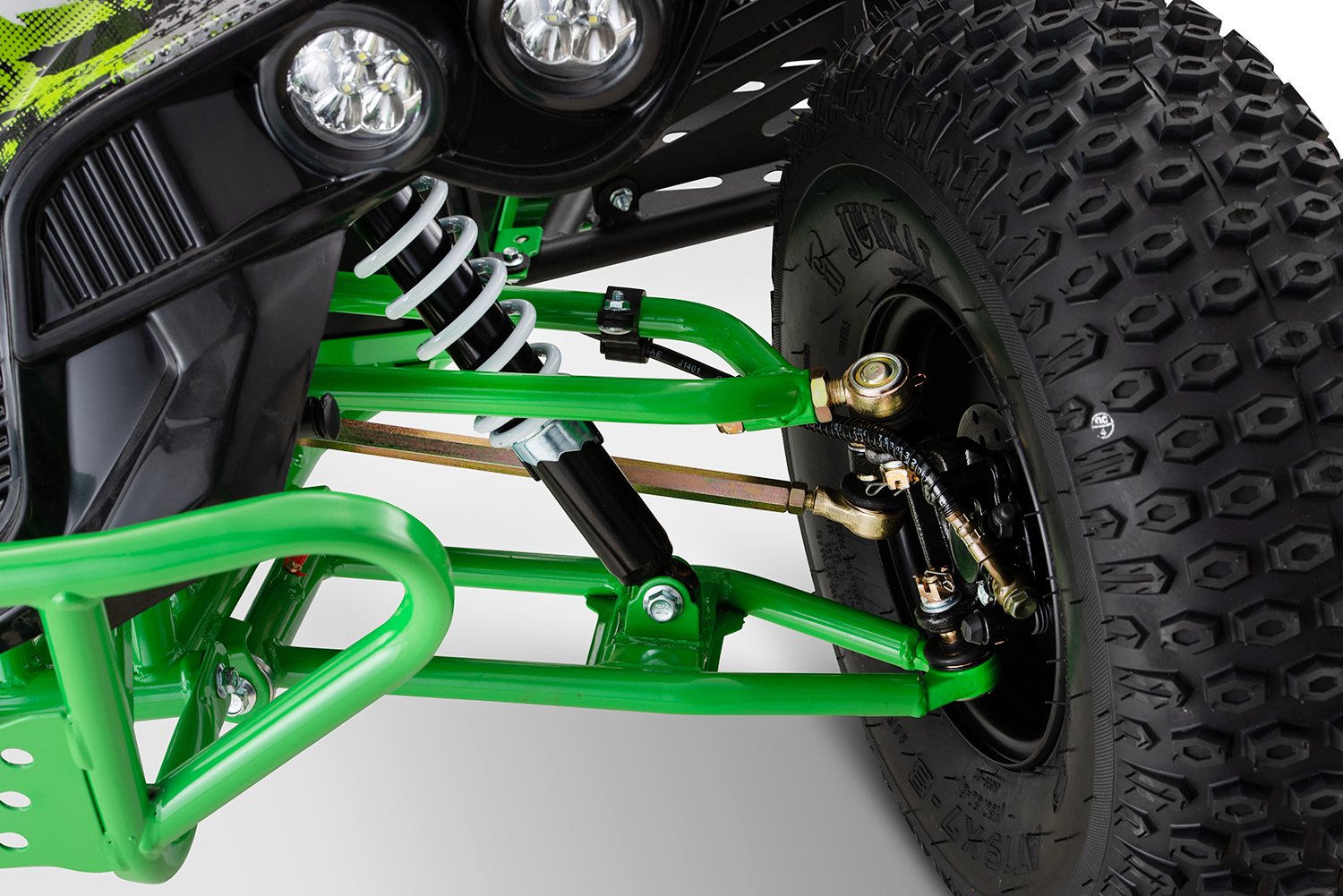 NITRO MOTORS 1500W Elektroquad für Kinder, 60V Eco midi Kinder Quad Warrior Graffiti Sport 8", Wellenantrieb mit Differential