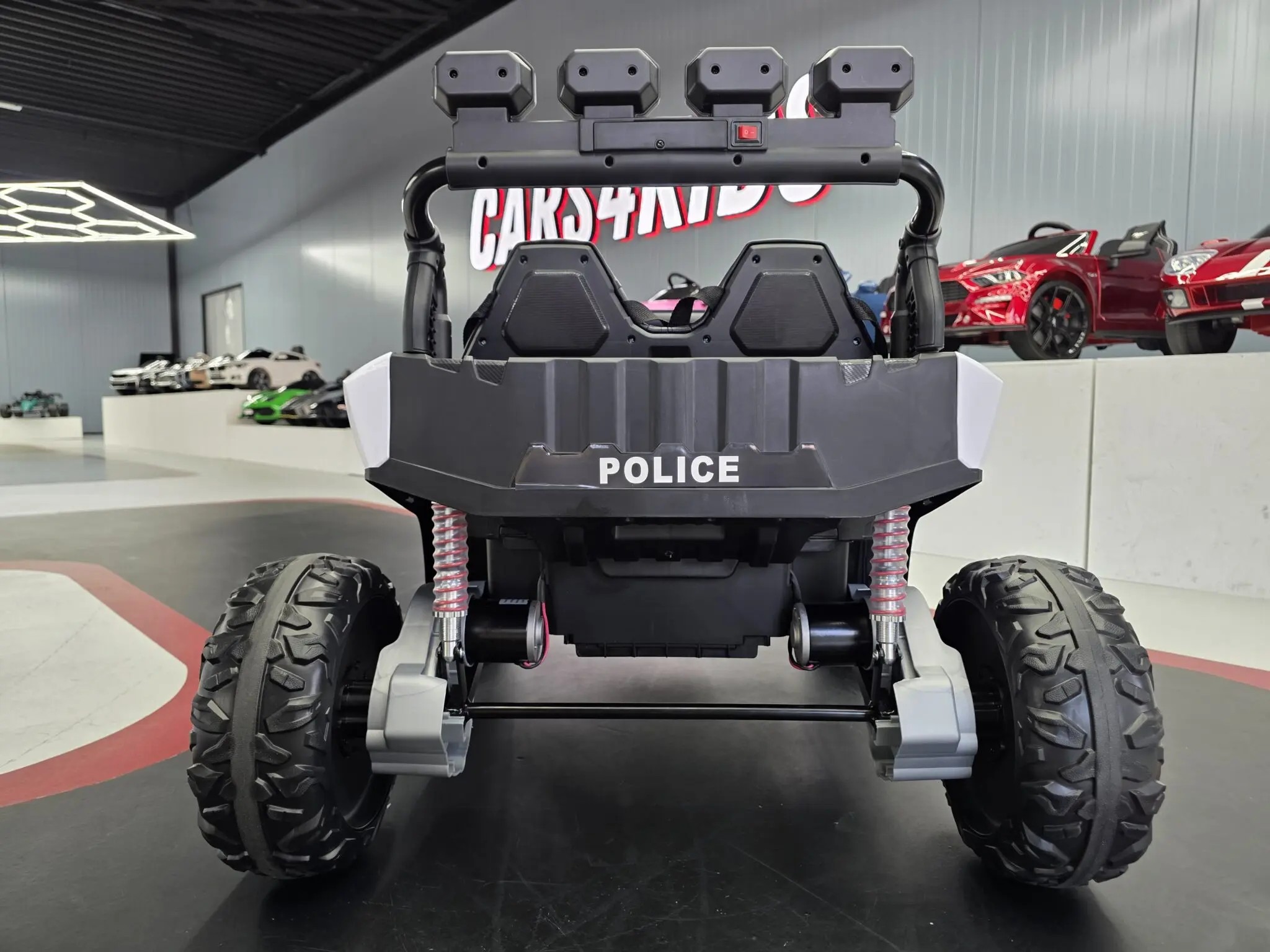 Kinderbuggy Elektrobuggy Polizei Patrol mit 2x200 Watt - Kinderauto bis 8 km/h - Polizeiauto