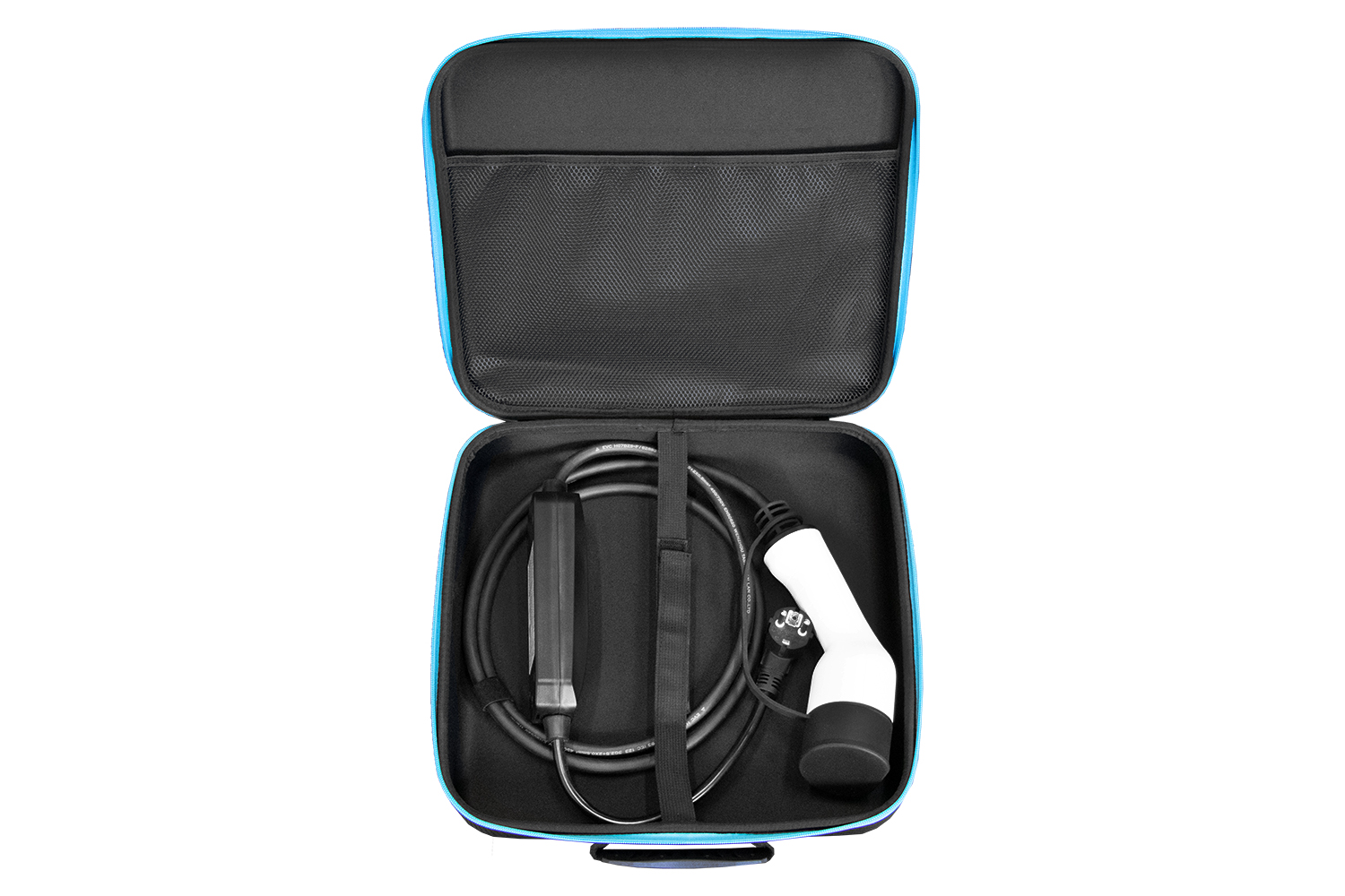 Geco EV Kabeltasche PowerCase für Elektro Autos - Tasche für Ladekabel in Carbon-Optik