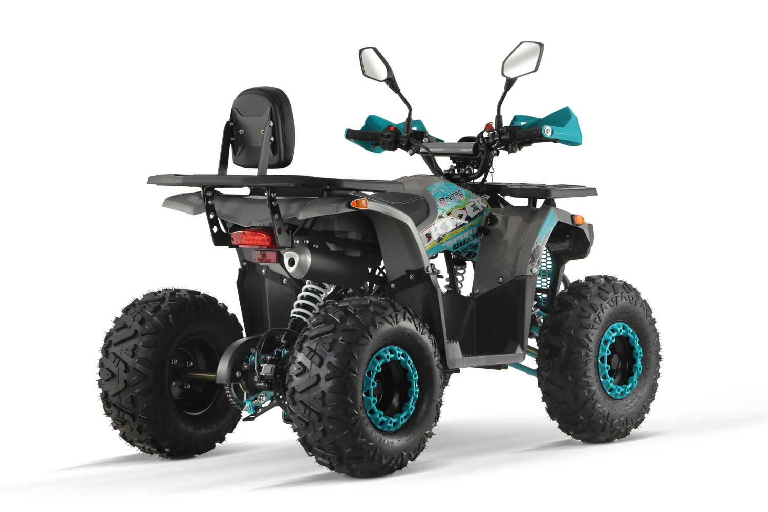 NITRO MOTORS 125cc midi Kinder Quad Dustrider RS8-A Sport, Miniquad 8 Zoll, Sport Kinderquad, Pocketquad - Fun-Sport Fahrzeug für Kinder