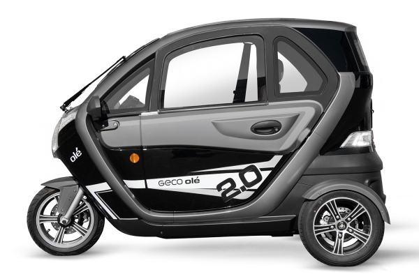 EEC Elektroauto Geco Ole 3000 V9 3kW 72V City-Elektroauto, Elektrofahrzeug mit Straßenzulassung, E-Auto