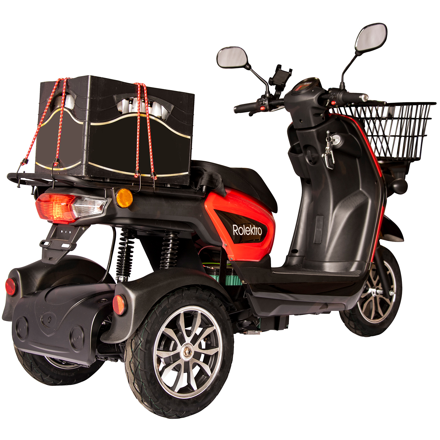 Rolektro E-Carrier 25 V.2 als Liefermobil, mit oder ohne Koffer, 2 Akku-Varianten