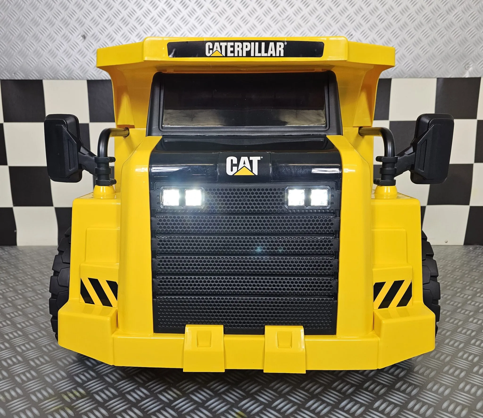 Kinderfahrzeug Baustellenfahrzeug CAT Dump Truck, Elektro-Kipper für Kinder, Elektro Kindertruck