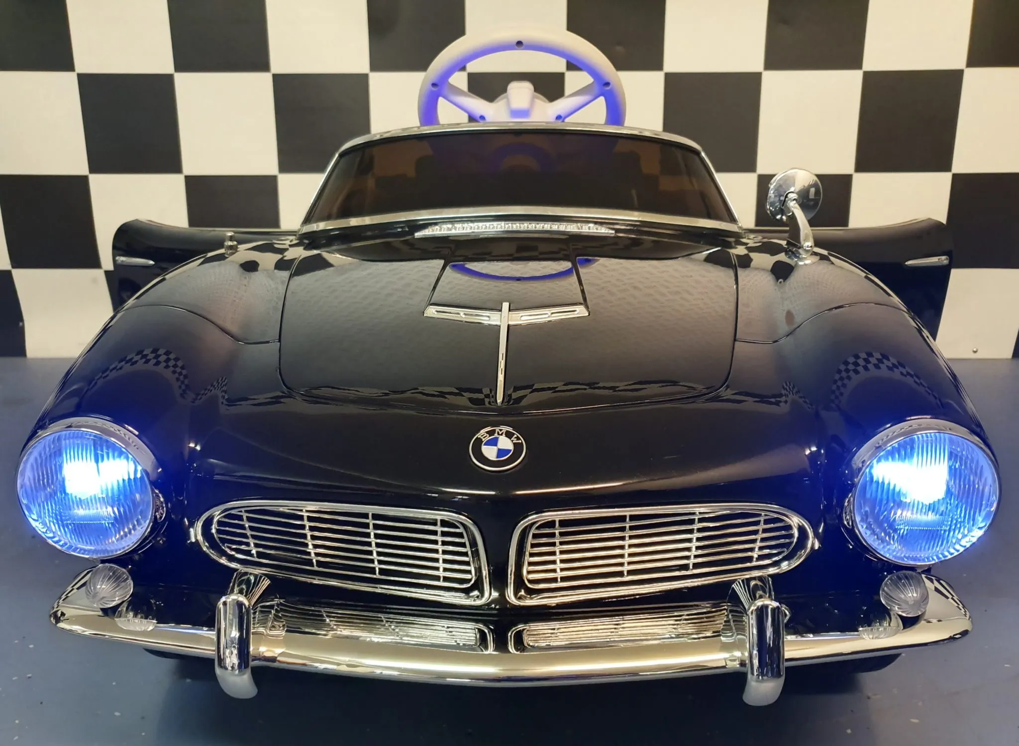 Spielzeugauto BMW 507 - Elektro Kinderfahrzeug, Elektroauto, Kinderauto Oldtimer - LIZENZ