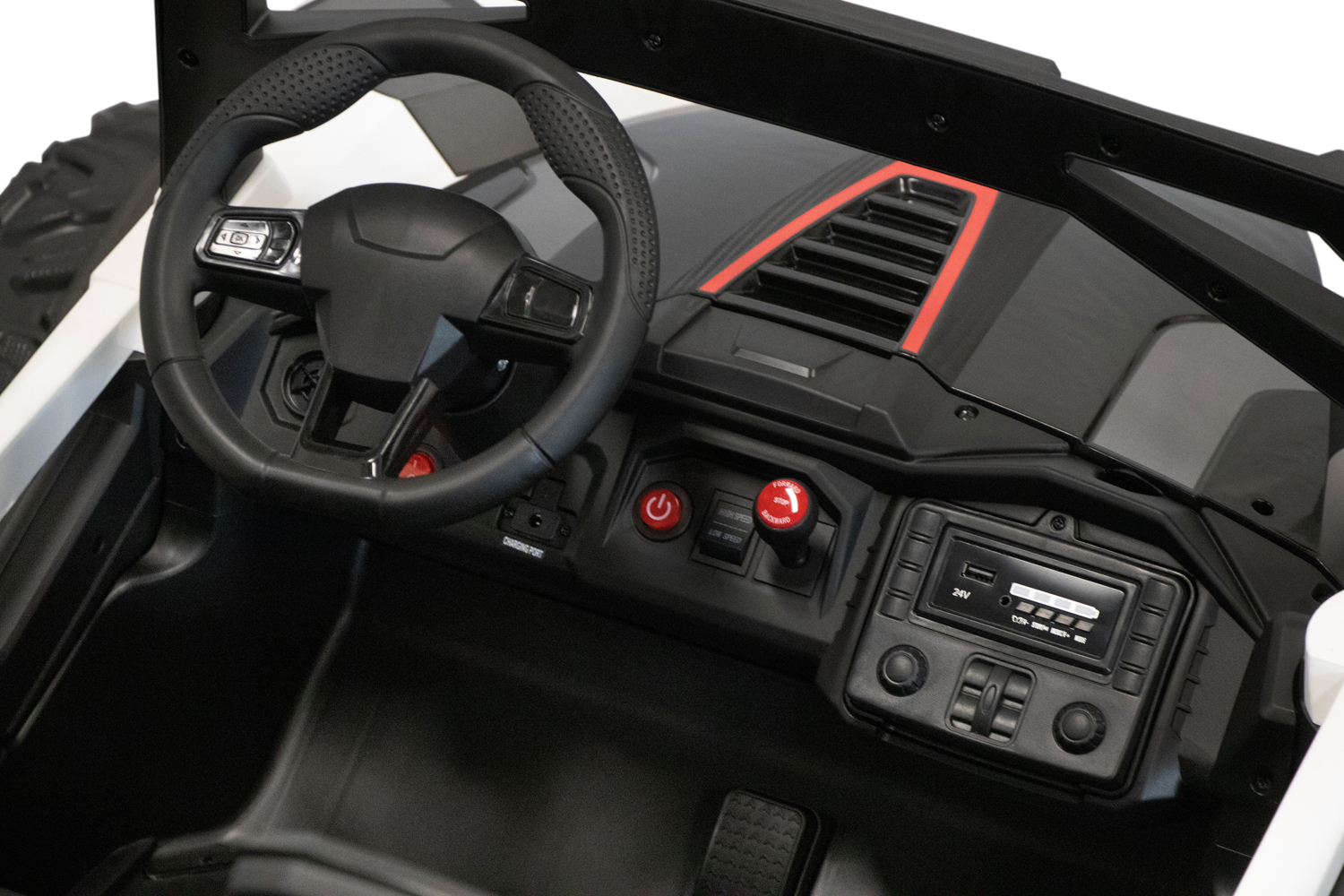 Kinder Elektroauto - 10 km/h - Monster UTV 2-Sitzer, 230 Watt, Elektrofahrzeug für Kinder