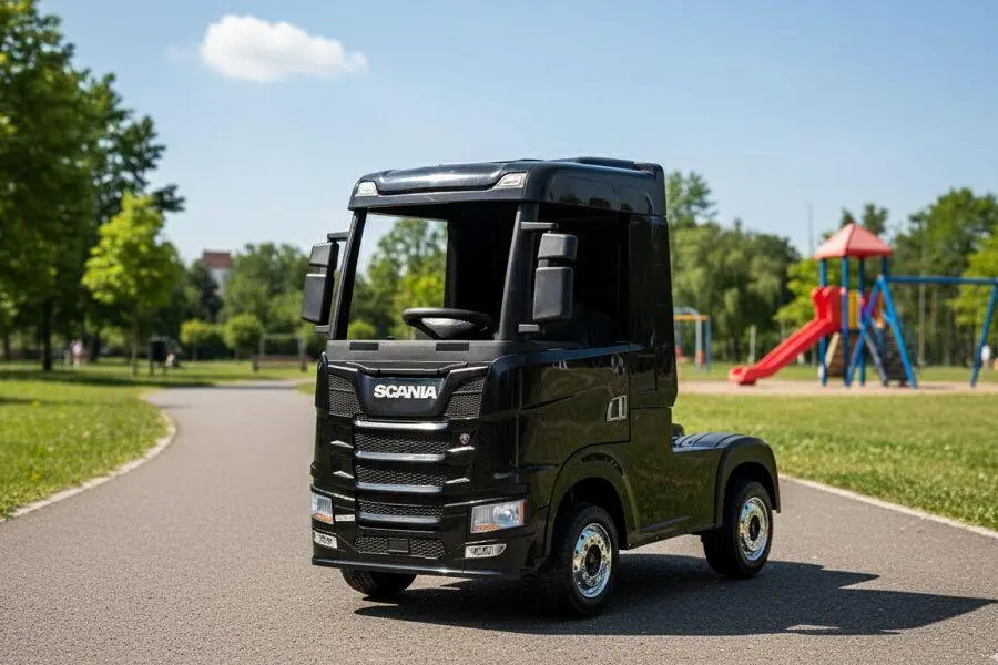 Kinder-LKW Scania R Series - Kindertruck Elektro-Truck Allrad, elektrisches Baustellenfahrzeug