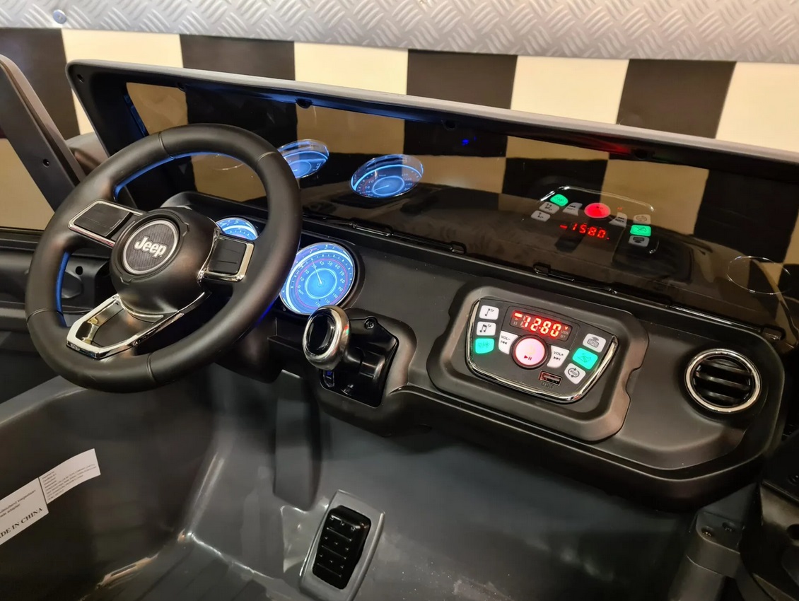 Elektro Kinderauto 2-Sitzer Jeep Gladiator, Elektro-Kinderfahrzeug mit 2 Motoren, Rubicon Kinderjeep