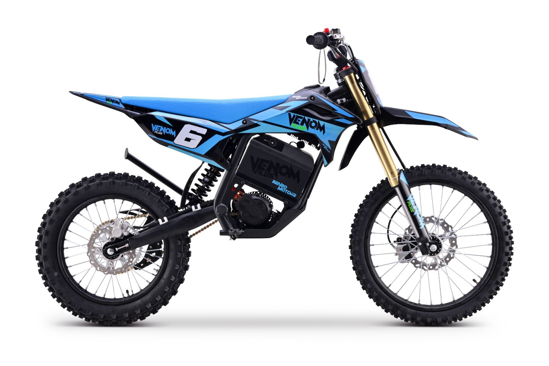 Crossbike Venom Plus 8000 Watt - Kindermotorrad, Kinder Motorcross - Lithiumakku Samsungzellen