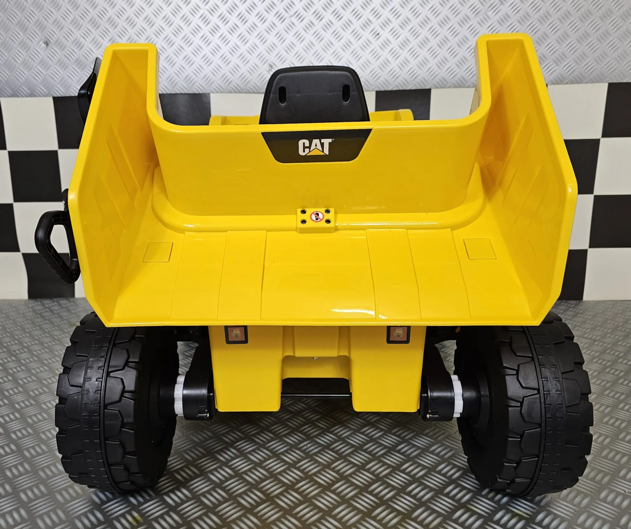 Kinderfahrzeug Baustellenfahrzeug CAT Dump Truck, Elektro-Kipper für Kinder, Elektro Kindertruck