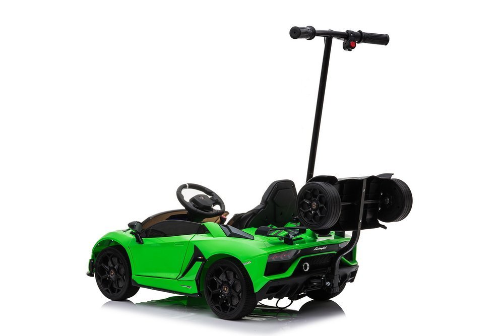 Elektro Kinderauto Lamborghini Aventador SX2018 mit Schiebestange und Stehplatz, 2x45Watt