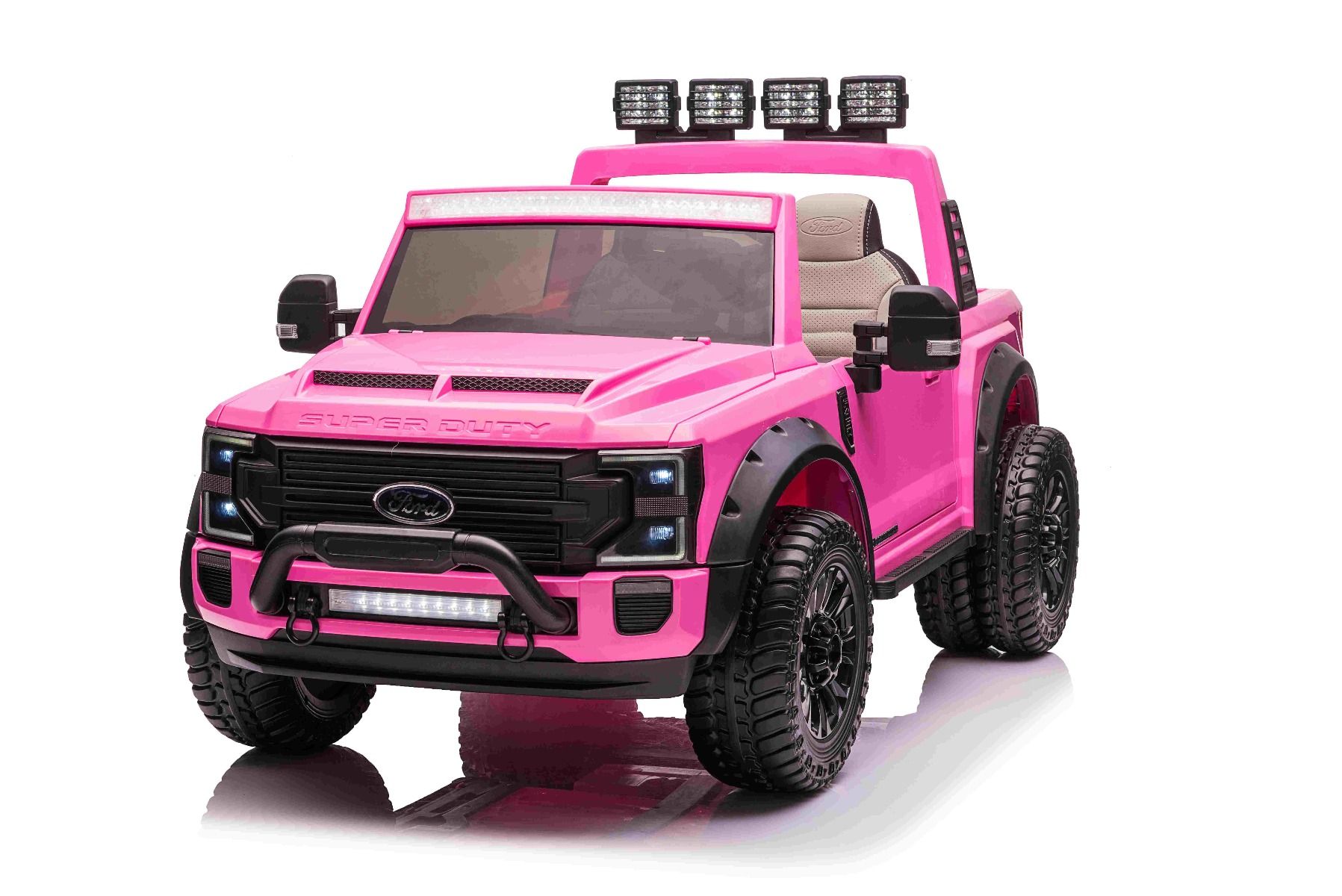 XXL Kinder Elektroauto Ford Super Duty 4x4 Allradantrieb - Elektro-Kinderfahrzeug 2 Sitzer
