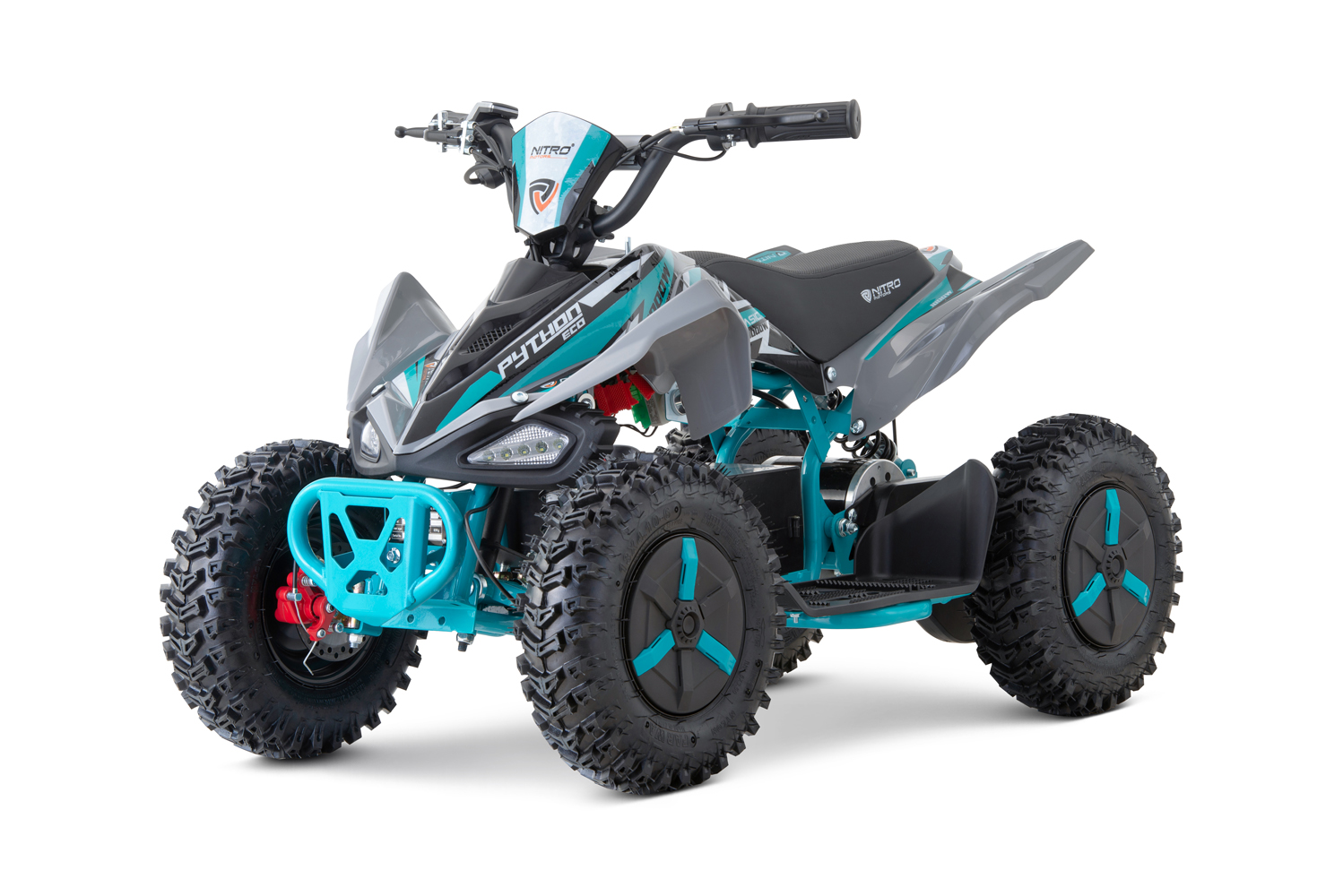 NITRO MOTORS 1000W Eco mini Kinder Quad Python Snowy-Profil L Sport 6 Zoll Elektro Kinderquad