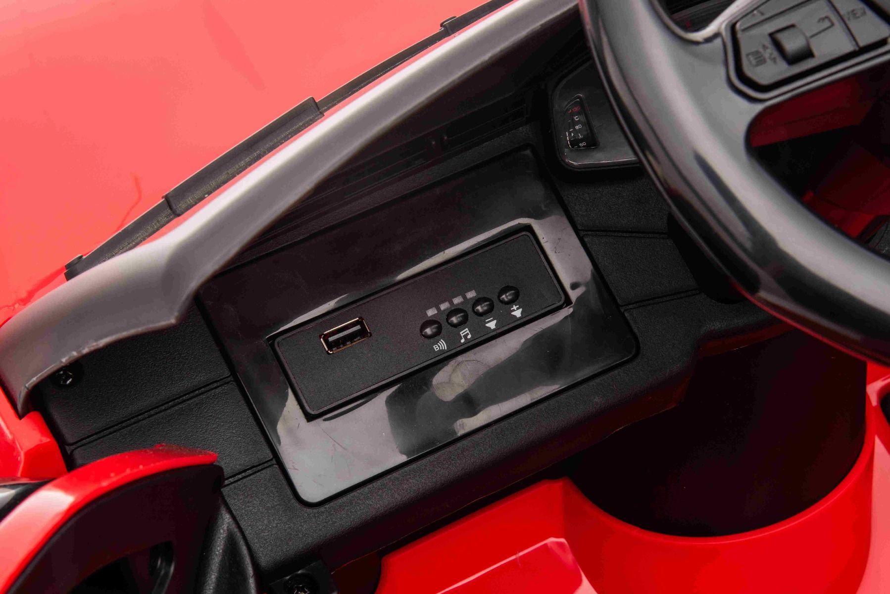 Elektro Kinderfahrzeug Audi RS6, Elektro Kinderauto mit 2x25 Watt, Elektroauto für Kinder zum selber Fahren
