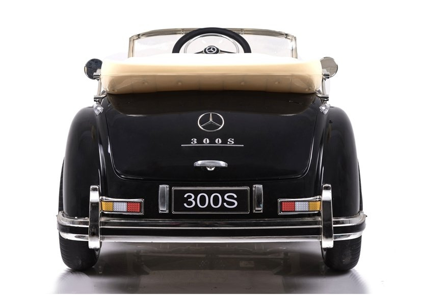 Elektro Kinderauto Oldtimer Mercedes 300s - Cabrio Kinderfahrzeug mit 2x45Watt